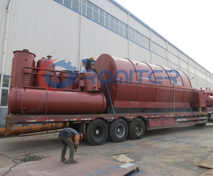 12 Ton La pirólisis de residuos de neumáticos de aceite vegetal