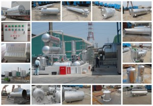 6ta generación de residuos de neumáticos pirólisis Reciclaje de Aceite Vegetal