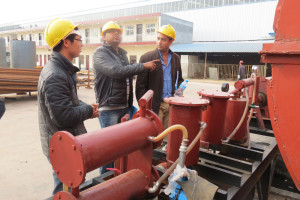 India Customer Visit Waste Tyre Recycling Pyrolysis to Oil Plant in Factory