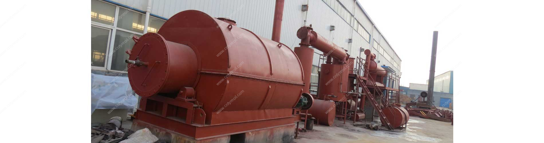 Waste Tyre Pyrolysis Recycling to Diesel Oil Plant