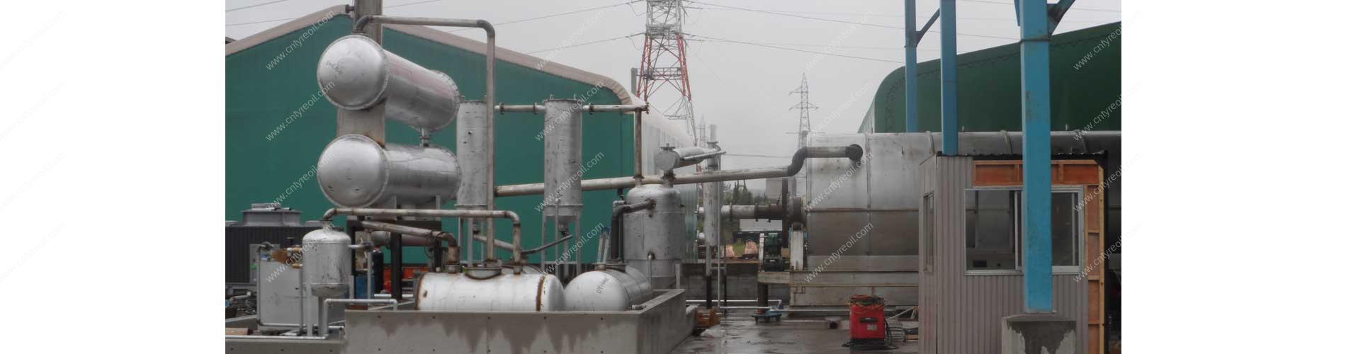 Waste Plastic Pyrolysis to Diesel Oil Plant