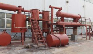 Waste Tyre&Waste Plastic Pyrolysis to Diesel Oil Plant Factory Visit